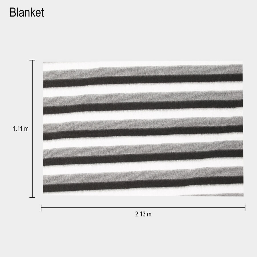 Black Microfiber Blanket, , large image number null