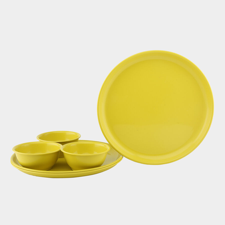 Plastic Plate & Bowls - 6 Pcs., , large image number null