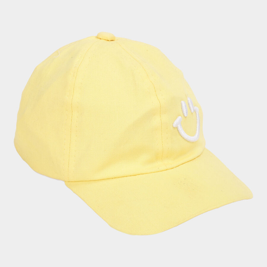 Kids' Mustard Canvas Cap, , large