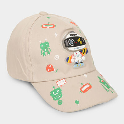 Off-White Fabric Cap