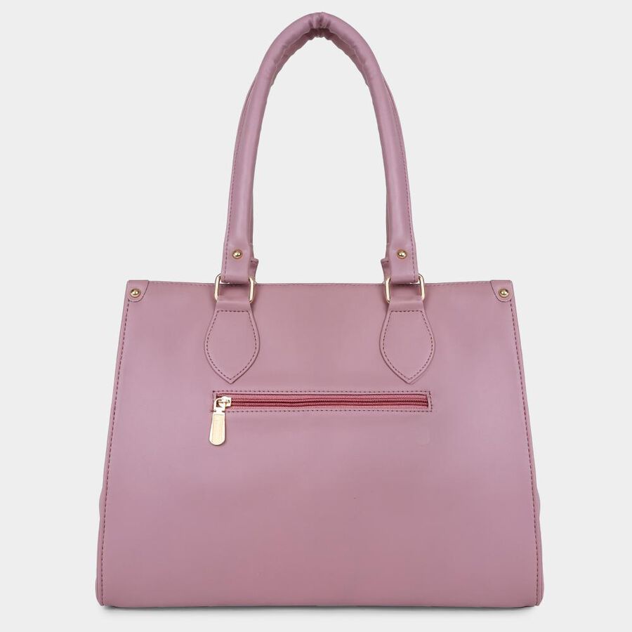 Women's Dark Pink Polyurethane Hand Bag, , large image number null
