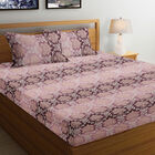 120 GSM Brown Microfiber Double Bedsheet, , small image number null