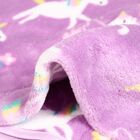 270 GSM Polyurethanerple Microfiber Baby Towel, , small