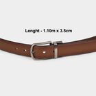 Men's Brown Polyurethane Formal Belt, , small image number null