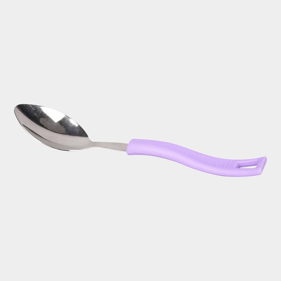 Set of 6 Steel Dessert Spoons, , large image number null