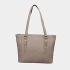 Women's Polyurethane Tote Bag, Embellished, Medium Size, , small image number null