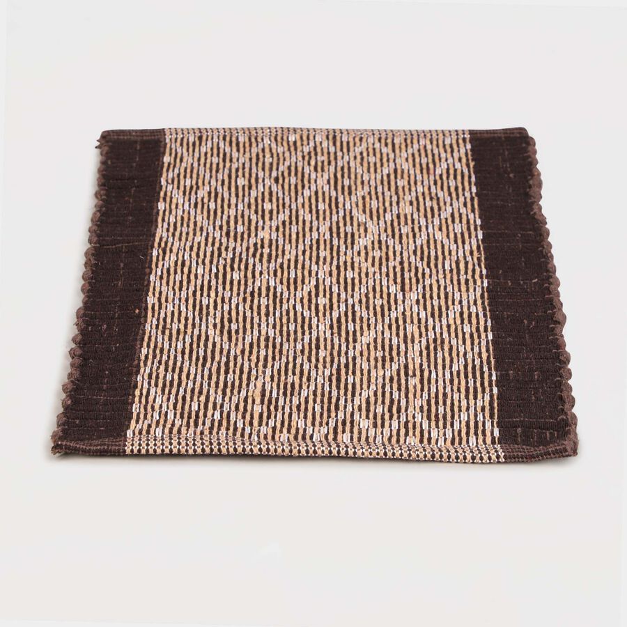 Anti-Skid Brown Polyester Door Mat, , large image number null