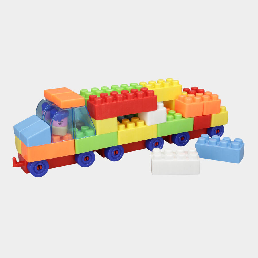 Kid's Building Blocks In Car Shape, , large