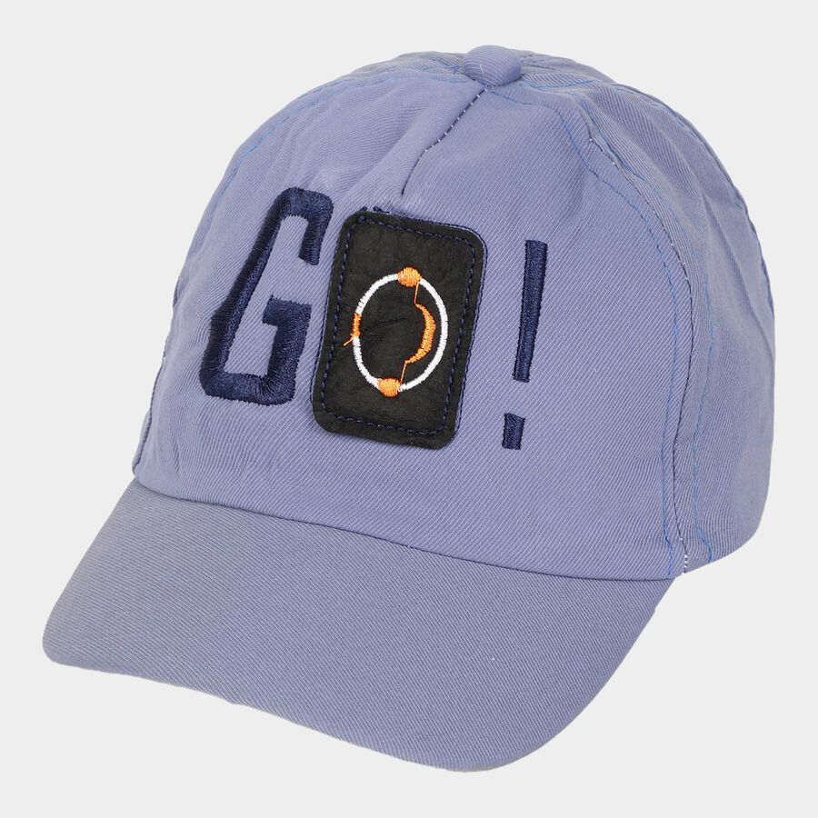Kids' Blue Canvas Cap, , large image number null