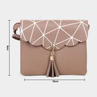 Women's Dark Pink Polyurethane Sling Bag, , small image number null