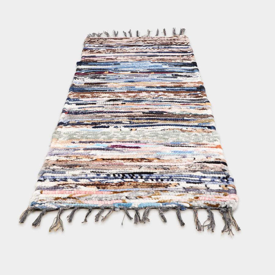 Multicolour Polyester Bedside Runner, , large image number null
