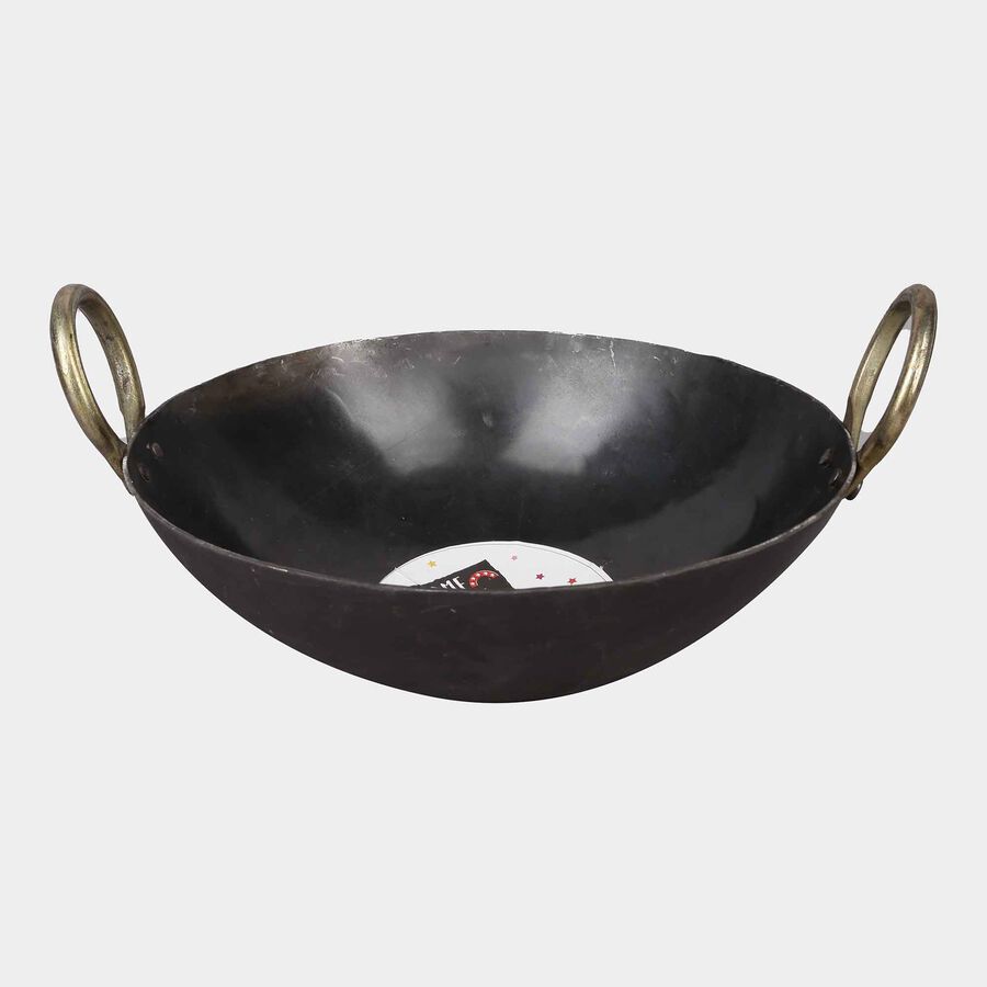 Deep Frying Iron Kadhai - 27 Cm, , large image number null