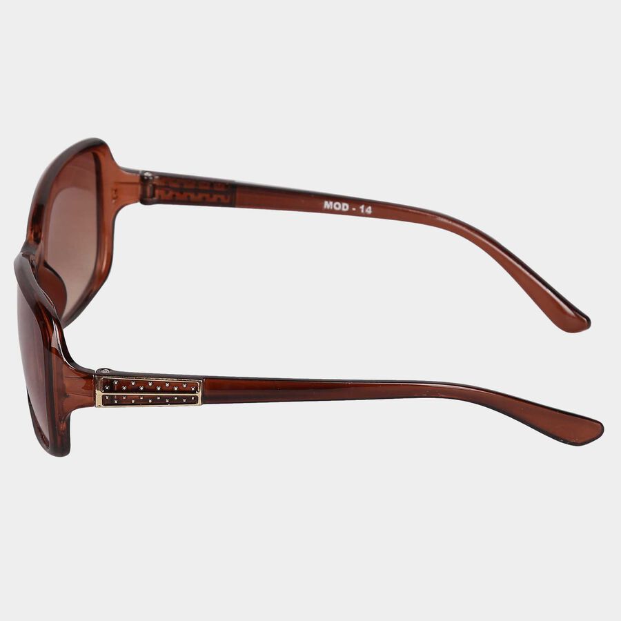Women's Plastic Gradient Oval Sunglasses, , large image number null