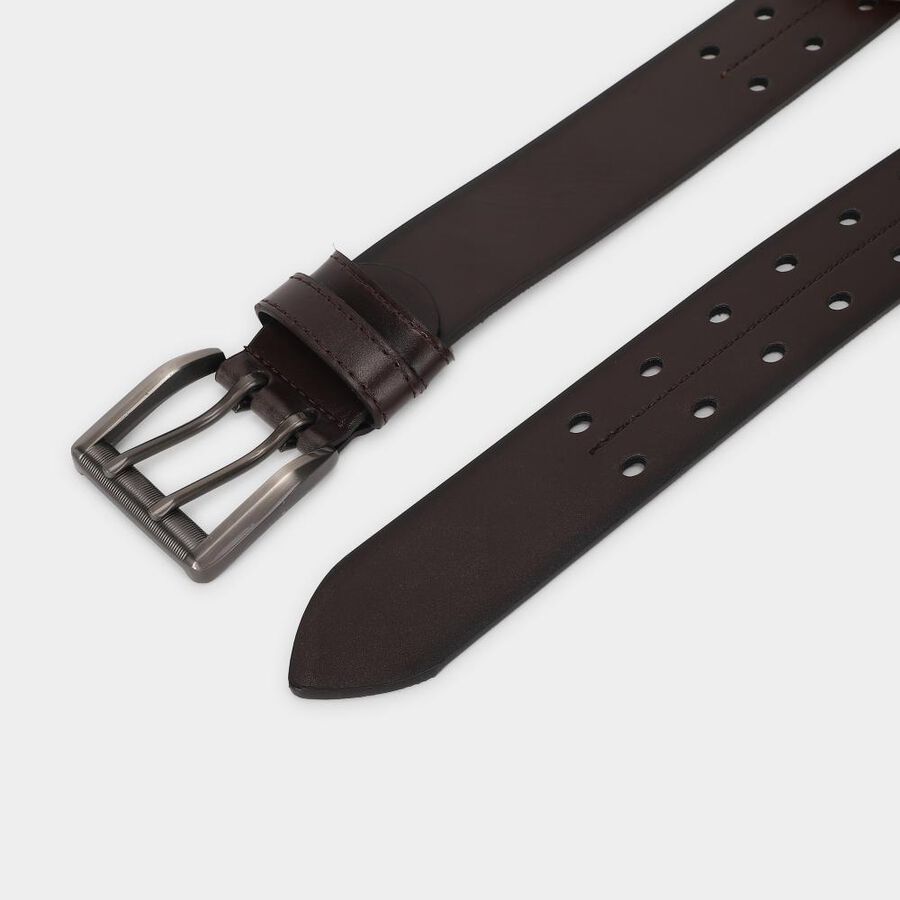 Men's Polyurethane Brown PU Belt, , large