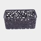 Dark Grey Plastic Basket, Set of 3, , small image number null