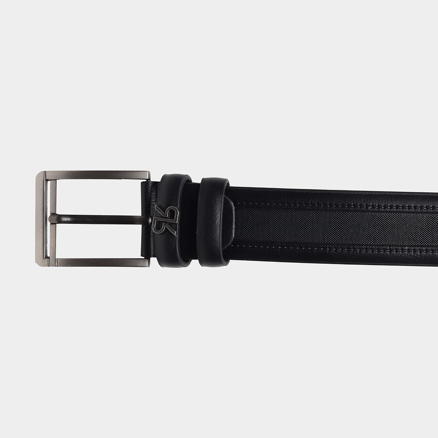 Men Casual Black Belt (32 in.), , large image number null