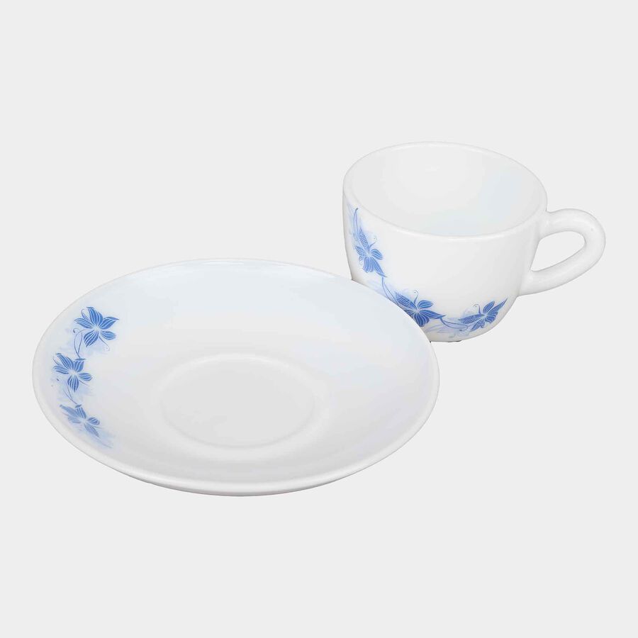 Set Of 12 Opalware Cup & Saucer, , large image number null