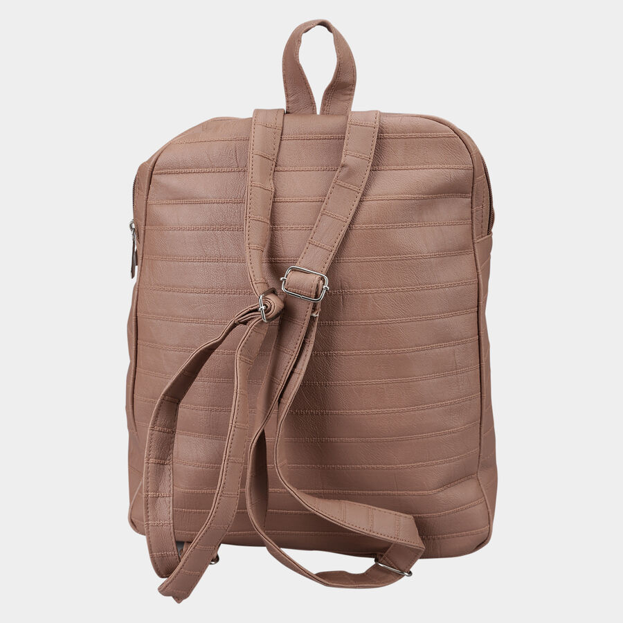 Women Peach Backpack, , large image number null