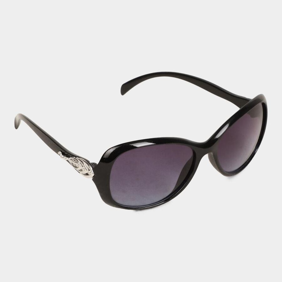 Women's Metal Gradient Wayfarer Sunglasses, , large image number null