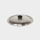 Stainless Steel Multi Purpose Lid (Cover) With Knob - 23cm, , small image number null
