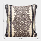 Neutral Jacquard Textured Decorative Cushion, , small