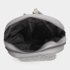 Women's Grey Polyurethane Backpack, , small image number null