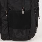 Black Polyester Backpack with Laptop Compartment and USB Port, , small image number null