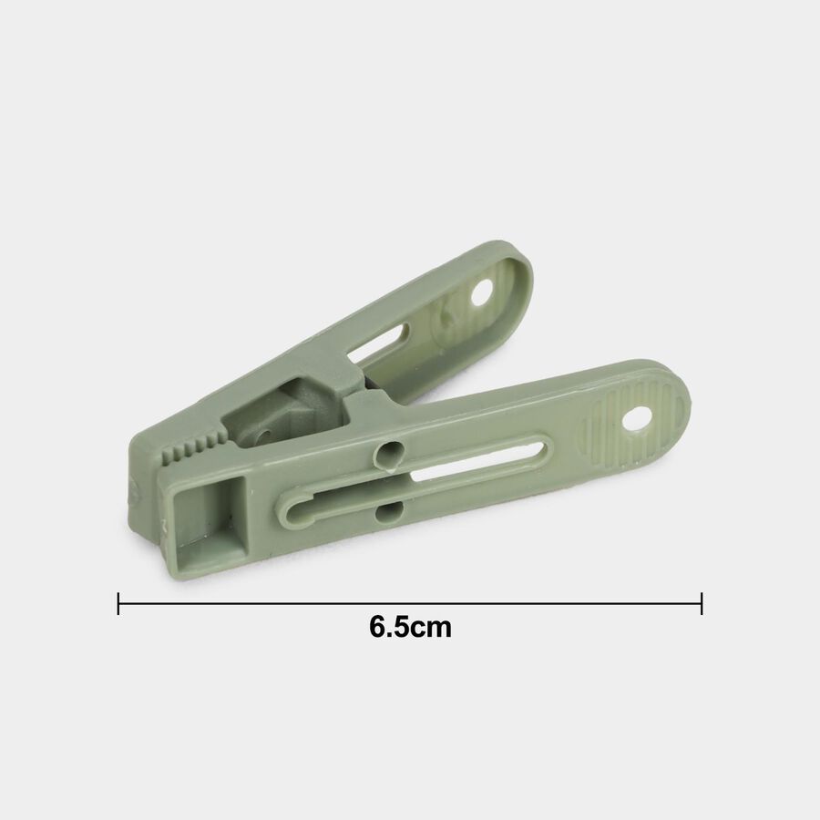 Plastic Cloth Clips-Set of 12 (Color/Design May Vary), , large image number null