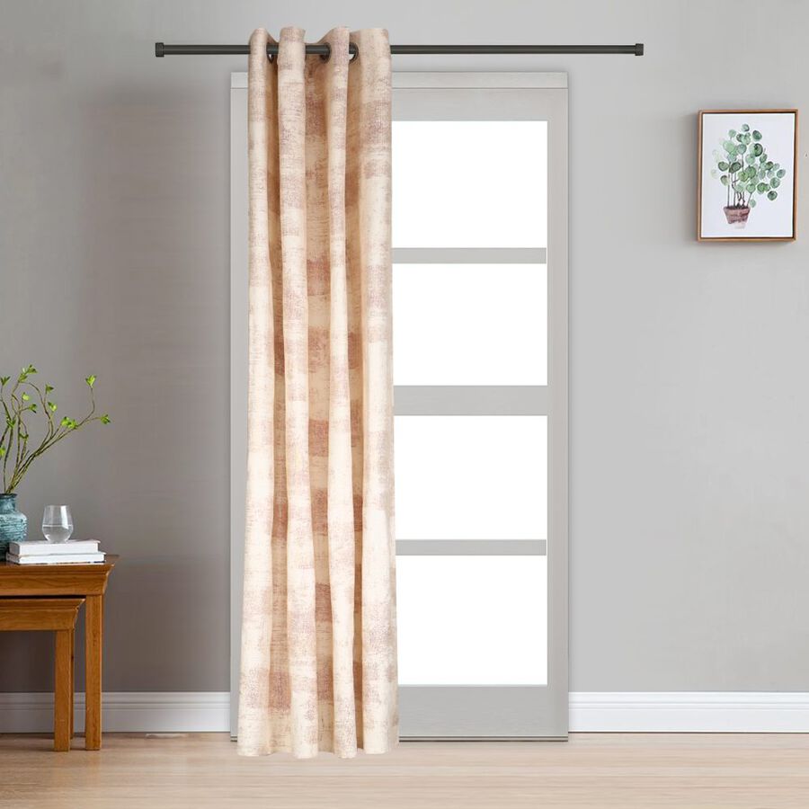 7ft. Cream Polyester Curtain, , large