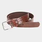 Men's Brown Polyurethane Casual Belt, , small image number null