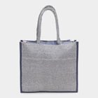 Women's Navy Blue Fabric Tote Bag, , small image number null