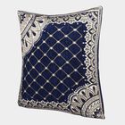 Blue Polyester Cushion Cover, , small image number null