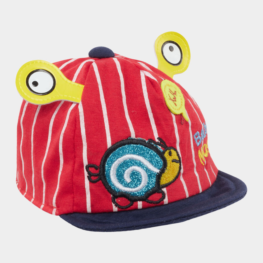 Kids' Red Fabric Cap, , large image number null