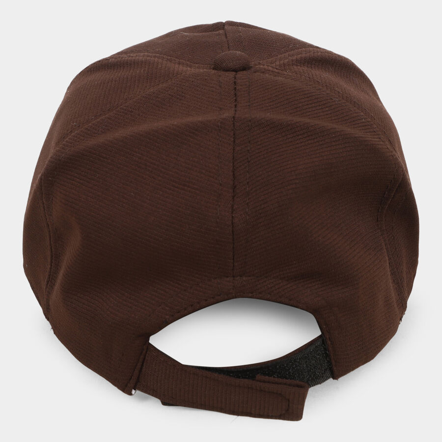Brown Men's Cotton Cap, , large image number null