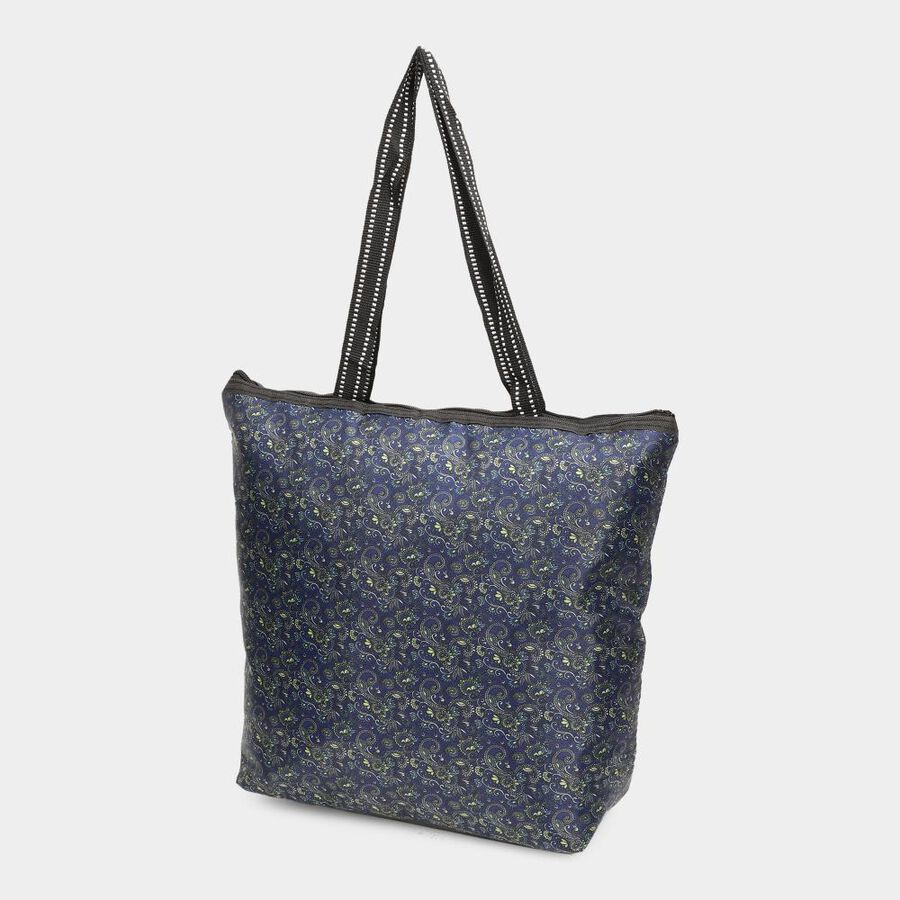 Women's Blue Fabric-Polyester Tote Bag, , large image number null