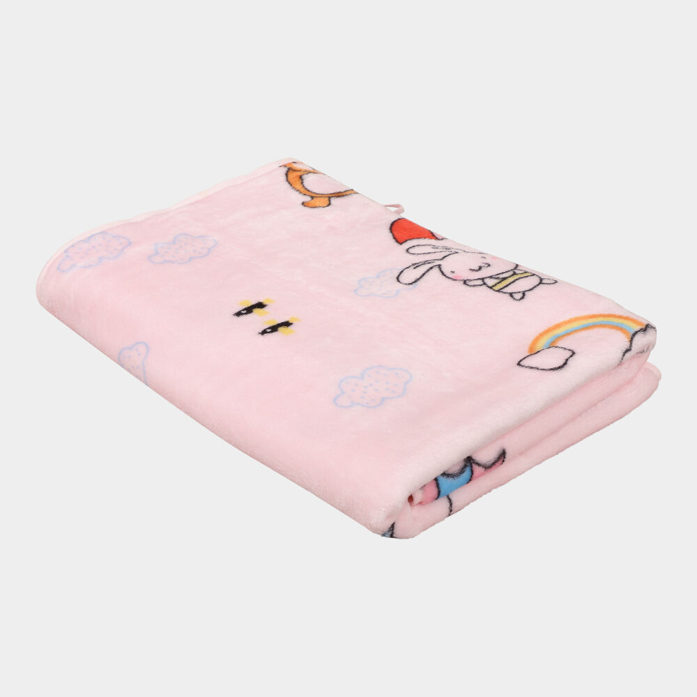Home Beautiful                         Pink Polymide Baby Towel