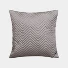 Grey Microfiber Cushion Cover, , small image number null