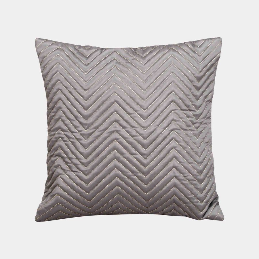 Grey Microfiber Cushion Cover, , large image number null