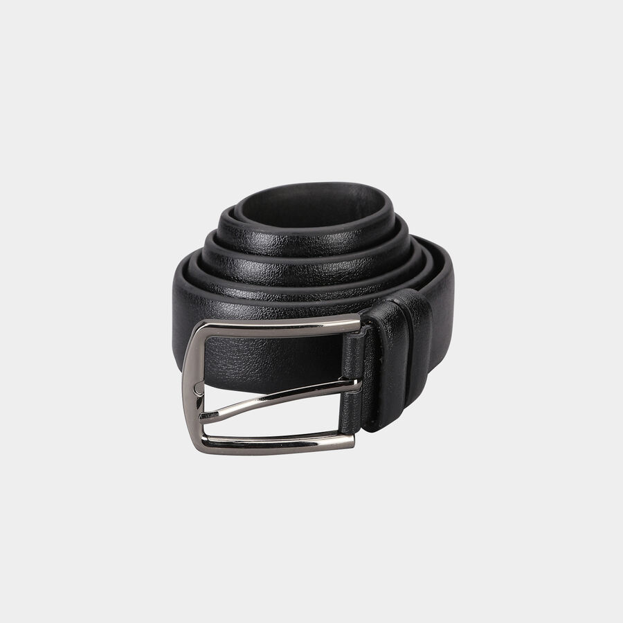 Men Formal Black Belt (36 in.), , large image number null