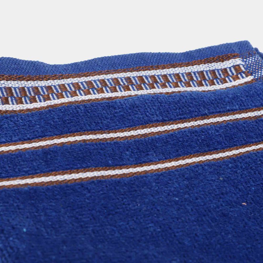 370 GSM Blue Cotton Hand Towel, , large image number null