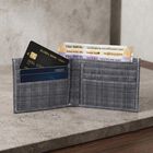 Men's Blue Polyurethane Wallet, , small