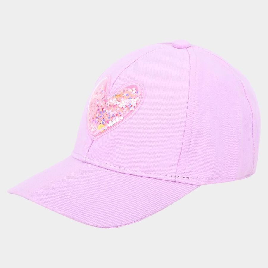 Kid's Pink Fabric Cap, , large