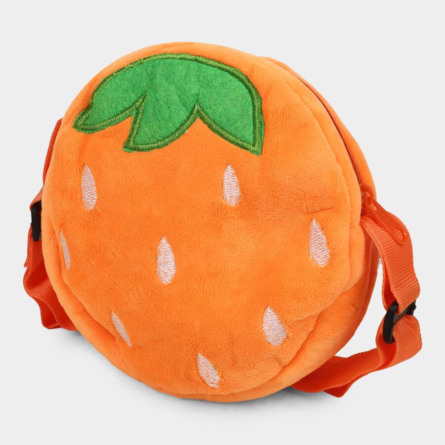 Kids Orange Shape Fabric Bag, , large image number null