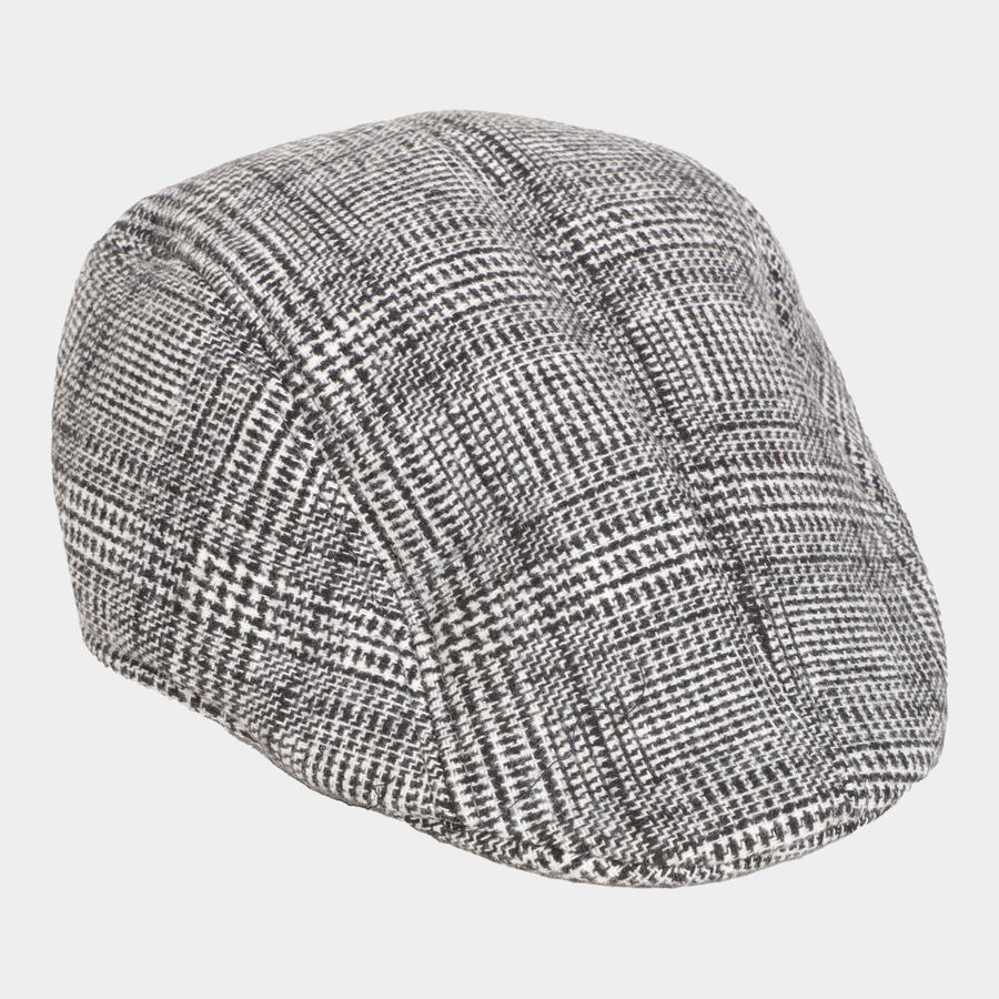 Men's Grey Acrylic Cap, , large image number null
