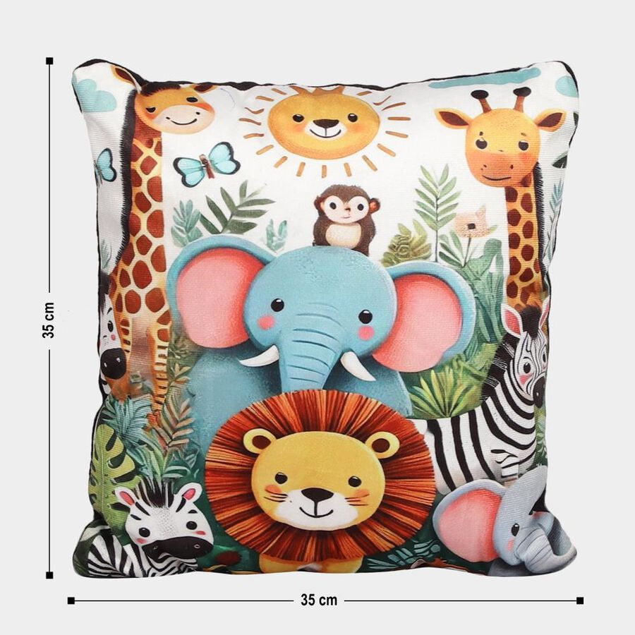 Multicolour Polyester Cushion, , large image number null