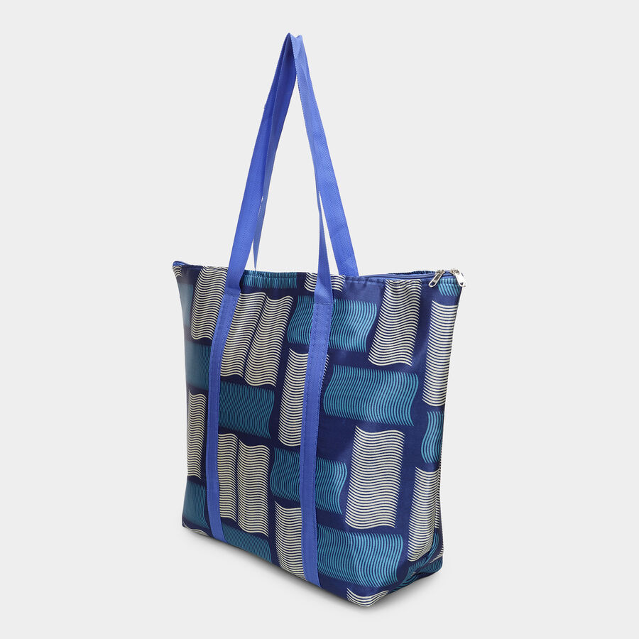 Blue Fabric And Polyester Bag, , large image number null
