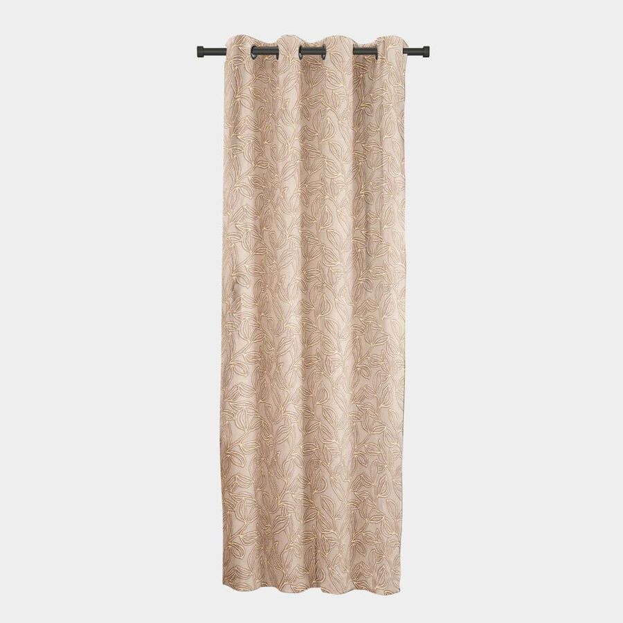 7ft. Brown Polyester Curtain, , large