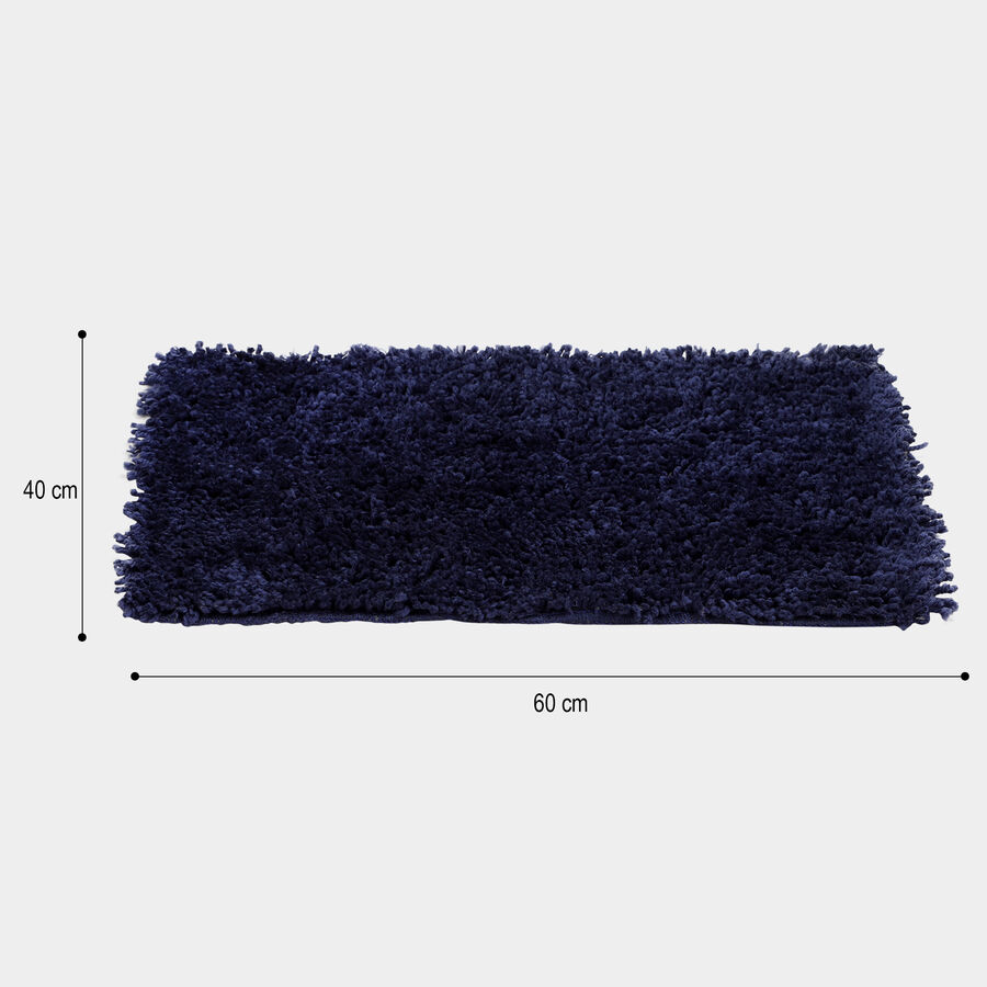 Anti-Skid Blue Polyester Door Mat, , large image number null