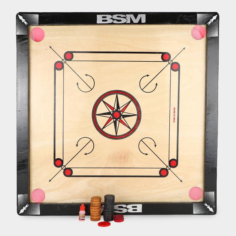 Kid's Wooden Carom Board, , large