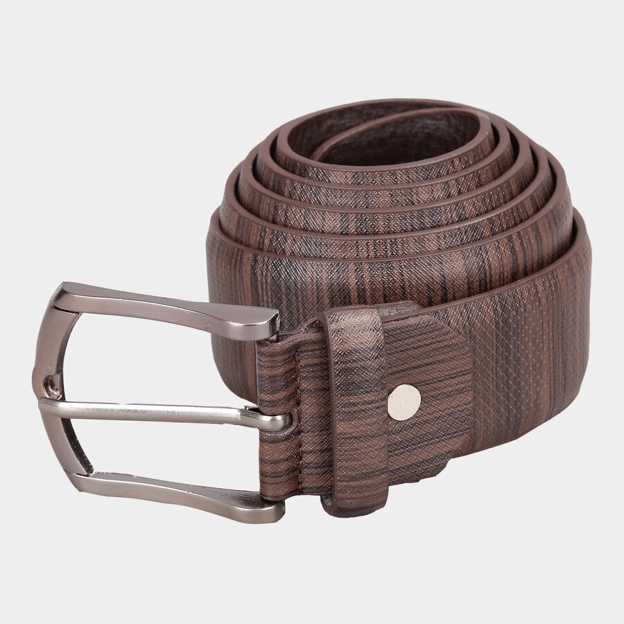 Men's Brown Polyurethane Casual Belt, , large image number null
